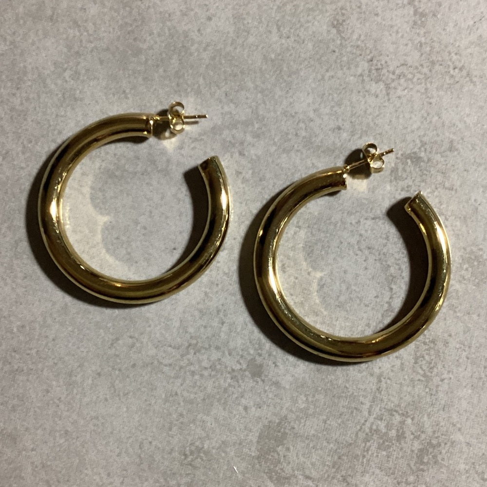 Elegant Gold Hoop Earrings